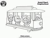 Daniel Tiger Coloring Pages Neighborhood Printable Kids Trolley Sid Kid Science Printables Color Print Birthday Pbs Colouring Train Sheets Miss sketch template