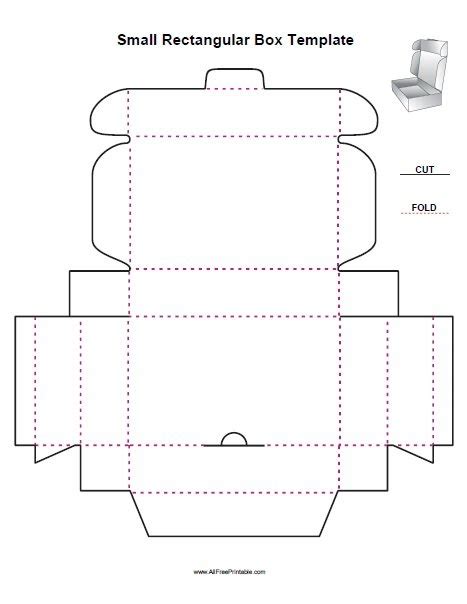 printable box template  lid bmp city