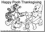 Thanksgiving Coloring Pages Pooh Winnie Print Disney Printable Kids Color Tigger Happy Roo Printables Piglet Wishes Online Finecraftguild Calico Cotton sketch template