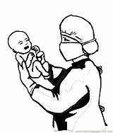 Doctor Coloring Pages Clipart Woman Baby Babies Pregnancy Kids Library Clip Insertion Codes Popular Comments sketch template