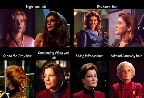 Captain Janeway S Hairstyle Star Trek Voyager Photo