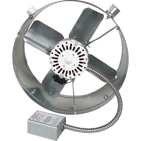 cool attic gable mount attic exhaust ventilator fan — 1600 cfm model