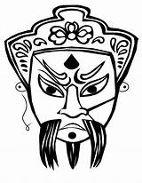 Masks Chinees Maschere Ritagliare Maskers Carnevale Pianetabambini Maske Cinese Cinesi Dragons Kleurplaten Ausmalbild Masker Maschera Cina Kolorowanki Drago Maski Dzieci sketch template