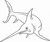 Swordfish Pescespada Animali Pesci Espadons Printmania sketch template
