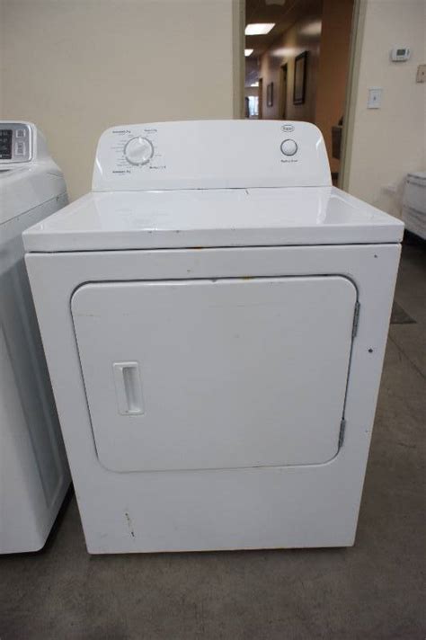 previously owned scratch  dent roper model redyq  electric dryer white