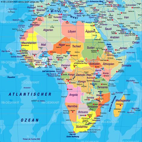 afrika karte kevinblog