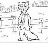 Coloring Nick Pages Wild Thundermans Nickelodeon Zootopia Games Template Game sketch template