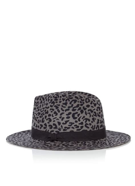 hoed bijenkorf  size fashion fedora leopard print womens fashion hats style swag
