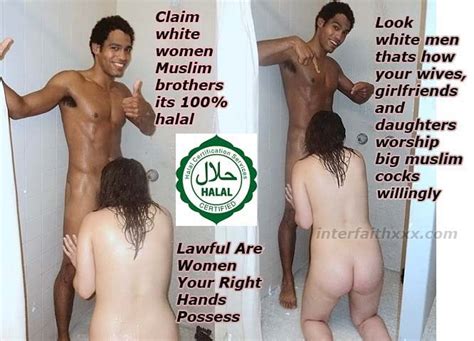muslim takes white woman captions