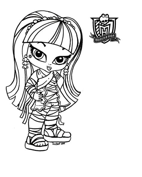 printable monster high coloring pages  kids