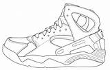 Coloring Shoes Jordan Shoe Pages Template Air Drawing Nike Jordans Curry Tennis Kids Printable Outline Blank Outlines Colouring Steph Print sketch template