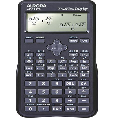 aurora axtv scientific calculator black axtv