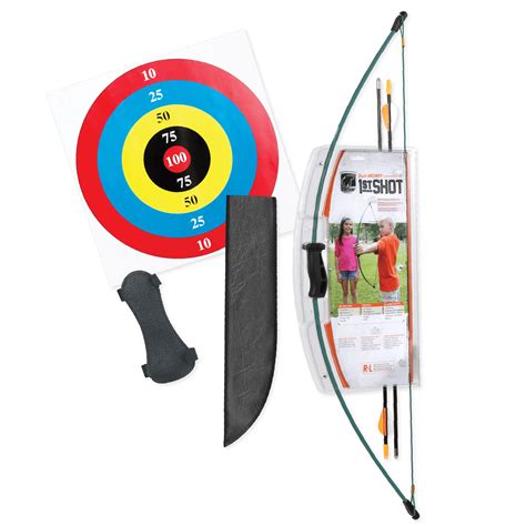bear archery st shot youth bow set includes arrows armguard  arrow quiver recommended