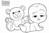 Boss Baby Coloring Pages Bear Teddy Printable Kids His Color Bestcoloringpagesforkids Adults Book Print Cartoon Comments Friends Categories Game sketch template
