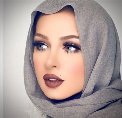 arab beauty flawless grey hijab image 3931415 by marine21 on