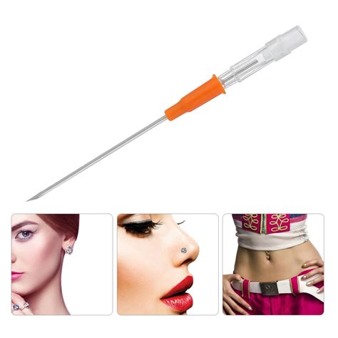 buy pcsset  disposable piercing needle navel