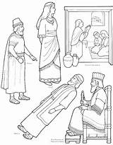 Esther Bible Coloring Pages Getcolorings Printable Print sketch template