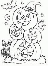 Coloring Pages Spooky Halloween Scary Pumpkin Printable Size Color Party Library Clipart Popular Colorings Print Getdrawings Coloringhome Getcolorings Comments sketch template