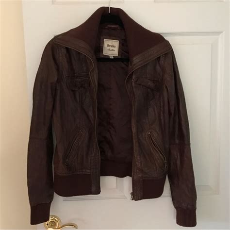 bershka jackets coats bershka brown leather jacket poshmark