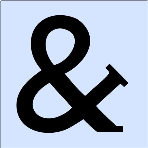 ampersand stencil symbol stencils template pattern templates craft