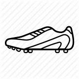Football Soccer Cleats Drawing Shoes Icon Cleat Sneakers Outline Clothes Sports Drawings Getdrawings Paintingvalley sketch template