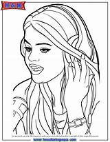 Coloring Selena Pages Gomez Name Template Print Pdf sketch template
