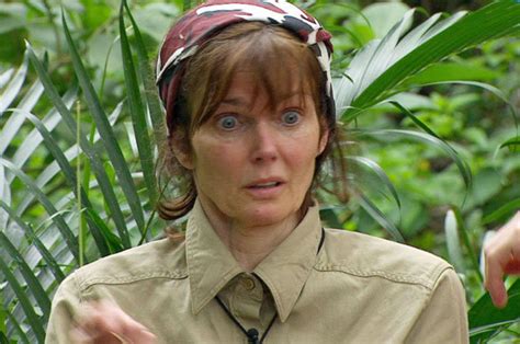 annabel giles is the first celeb to get the jungle boot daily star