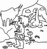 Cave Coloring Pages Getcolorings sketch template