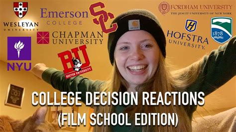 Reacting To My Brutal College Decisions 2020 Usc Nyu Bu Other