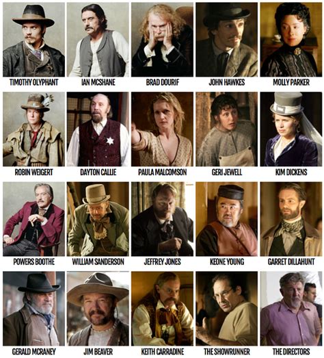 The Cast Of Deadwood Deadwood Tv Show Best Dramas Timothy Olyphant