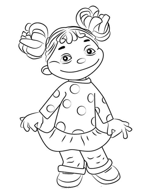 sid  science kid coloring pages