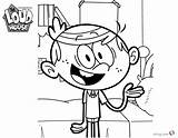 Loud House Lincoln Coloring Pages Boy Only Printable Kids Template sketch template