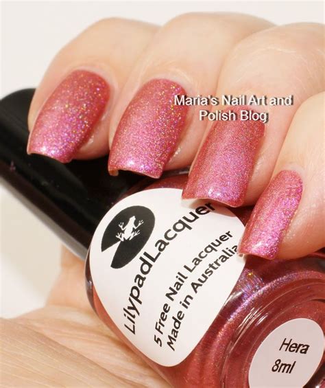 marias nail art  polish blog lilypad lacquer hera hypnotic polish