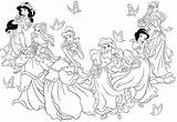 Prinzessinnen Princesses Prinzessin Malvorlagen sketch template