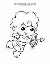 Cupid Coloring Pages Printable Sheet Awesome Getcolorings Print Color Getdrawings sketch template