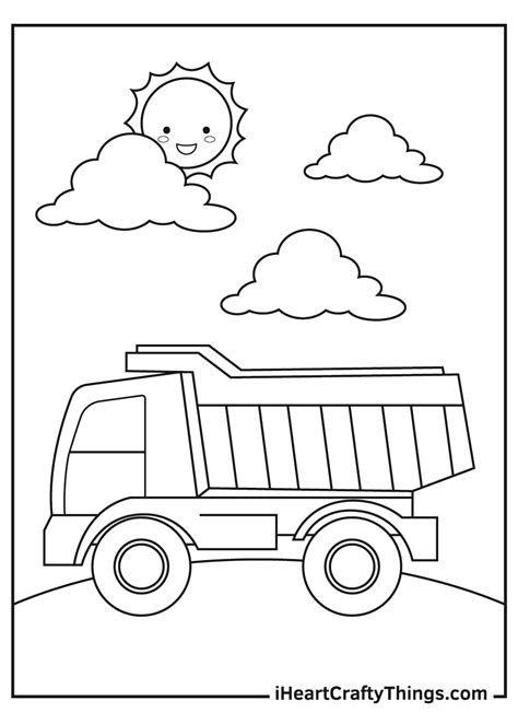 truck coloring pages gif