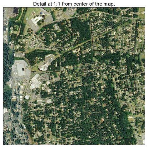 aerial photography map  albemarle nc north carolina