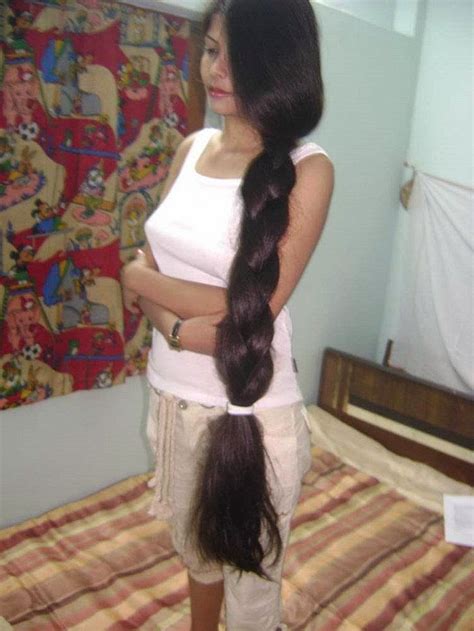 long hair over face indian long thick hair women
