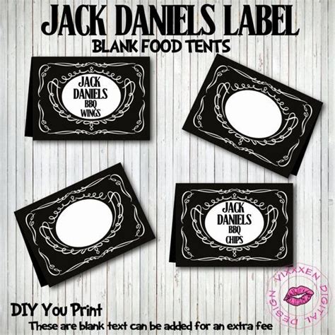 jack daniels label template elegant   jack daniels party