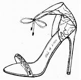 Chanel Shoes Template Sketch sketch template