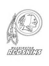 Coloring Logo Nfl Redskins Pages Washington Printable Seahawks Seattle Color Sports Version Click Online sketch template