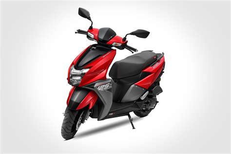 tvs ntorq  breaches  lakh sales mark gains metallic red option