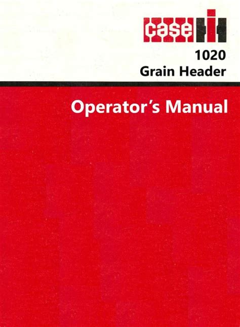 case ih  flex grain header manual farm manuals fast
