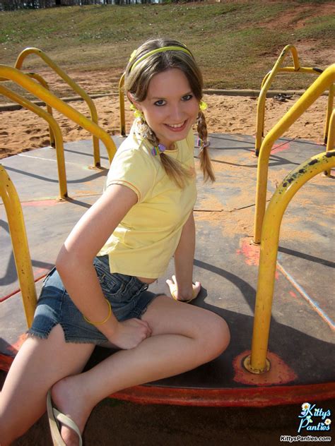 kitty shares her upskirt pics from the playground pichunter