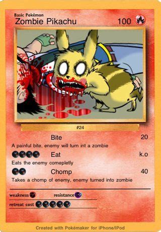 zombie pokemon cards