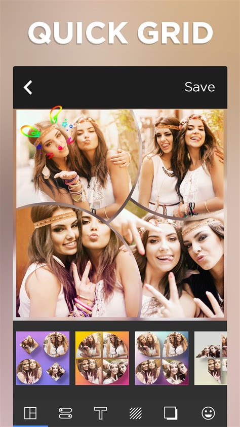 photo collage editor collage maker quick grid  android apk
