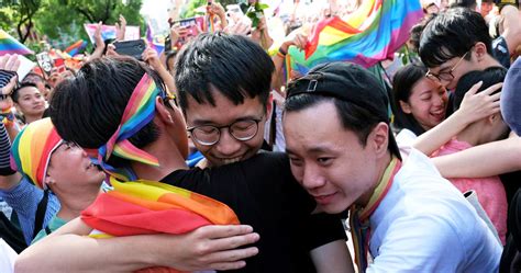Lgbt Community Rejoice As Taiwan Becomes First Country In Asia To