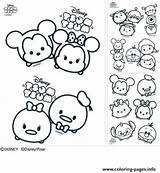 Tsum Coloring Pages Disney Printable sketch template