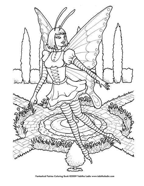 gothic fairy coloring pages printable  getcoloringscom