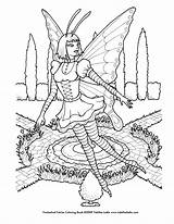 Coloring Pages Gothic Fairy Printable Fairies Goth Dark Adults Print Drawing Getcolorings Colorings Angel Getdrawings Deviantart Wings Awesome Color Drawings sketch template